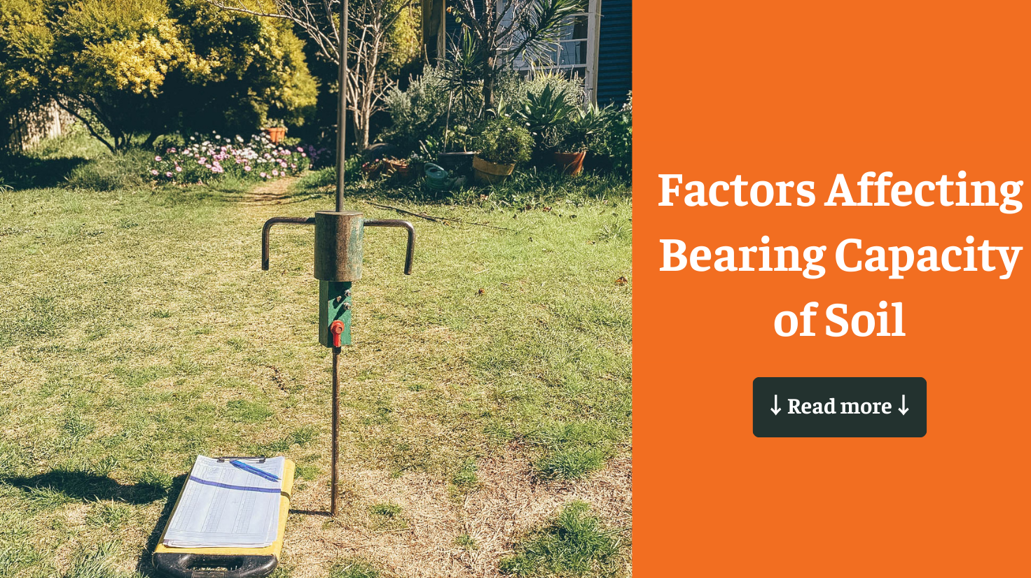 Factors Affecting Bearing Capacity of Soil