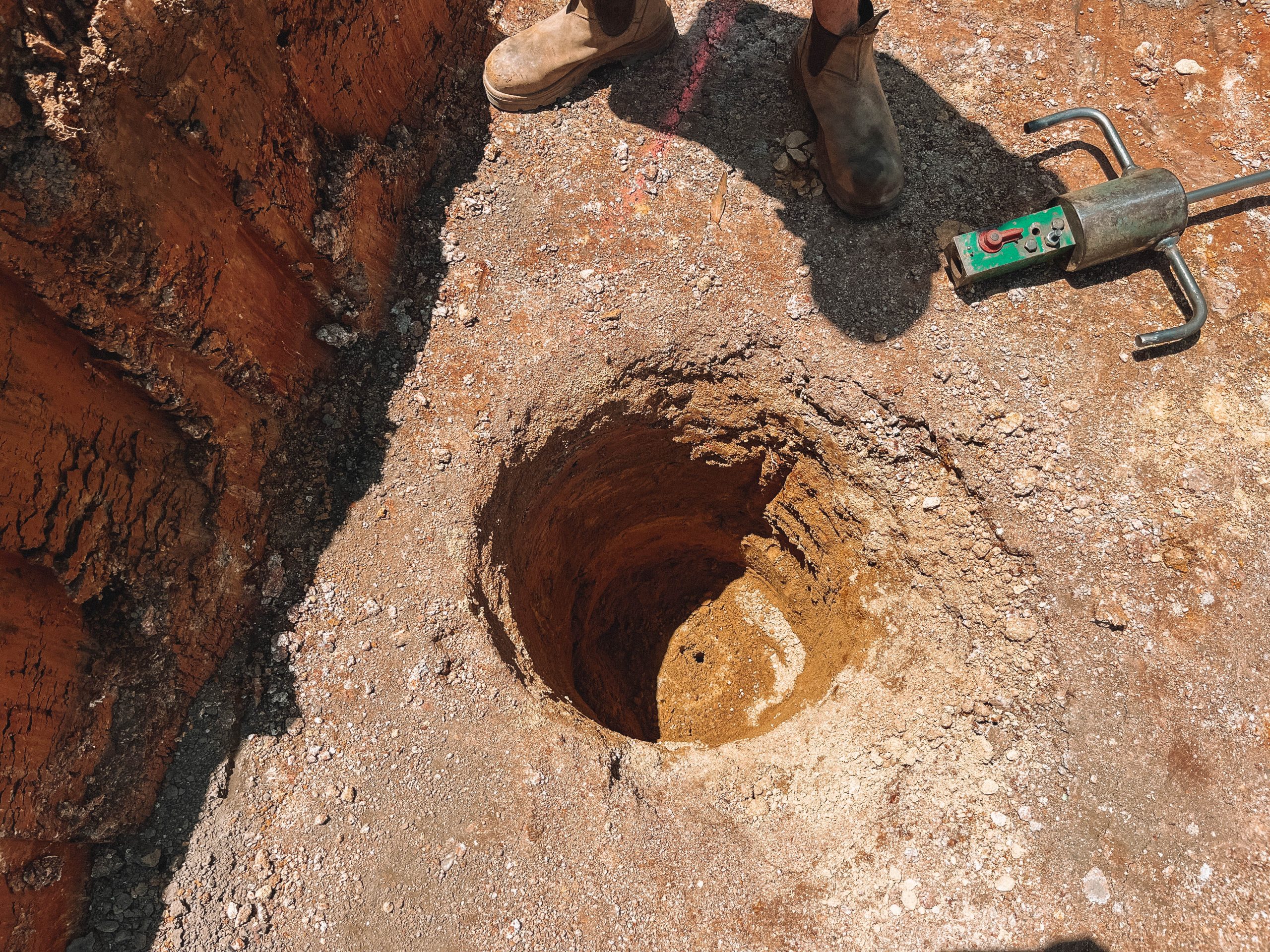 Hole Footing inspection