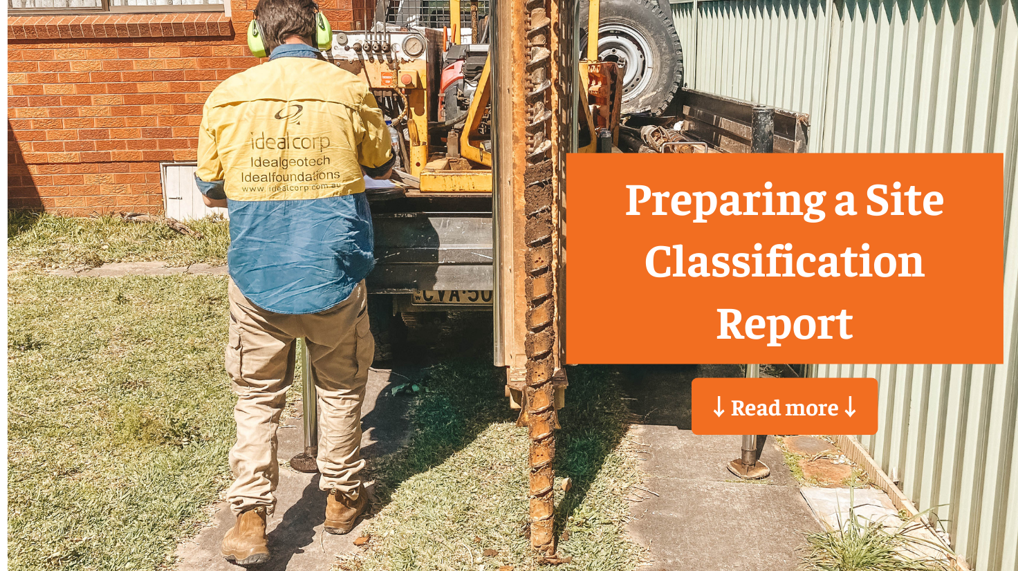 Preparing a Site Classification Report