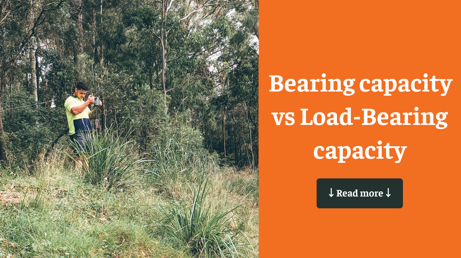 Bearing capacity vs load-bearing capacity for construction projects