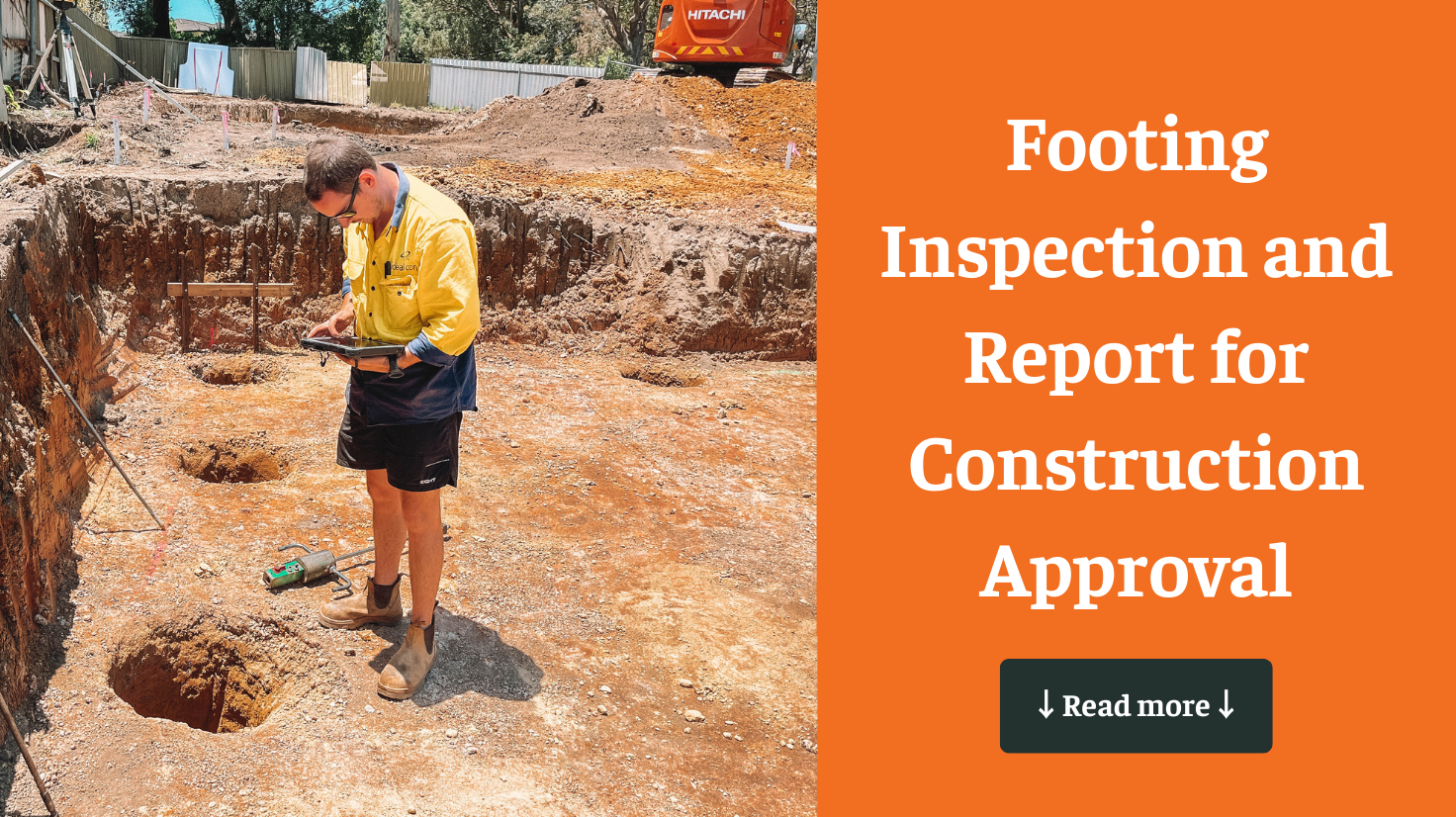 : Footing Inspection and Report for Construction Approval