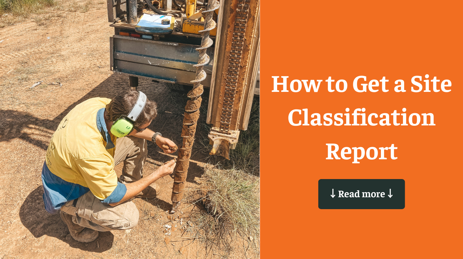 How to Get a Site Classification Report for Construction