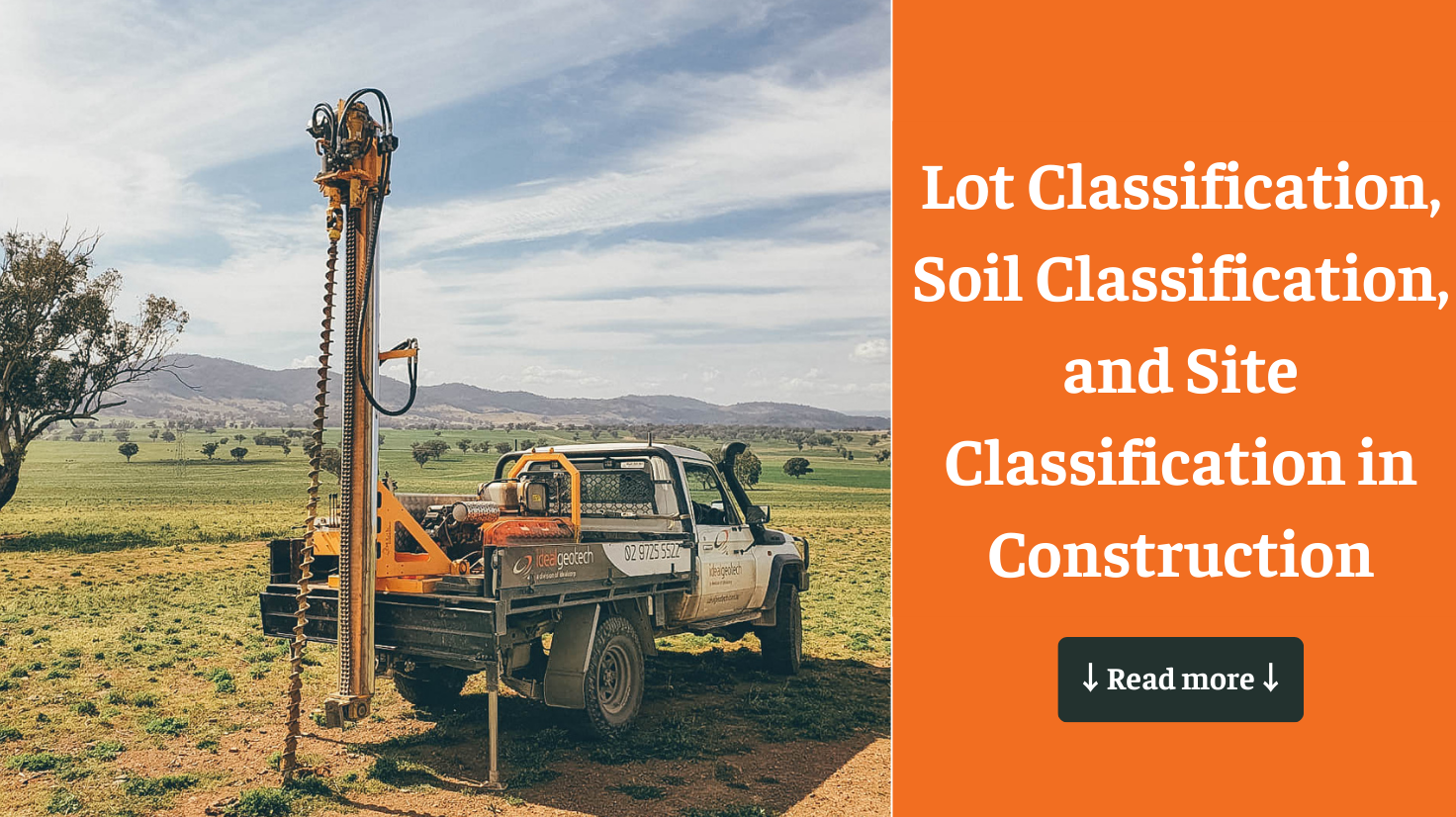 Lot Classification, Soil Classification, and Site Classification in Construction