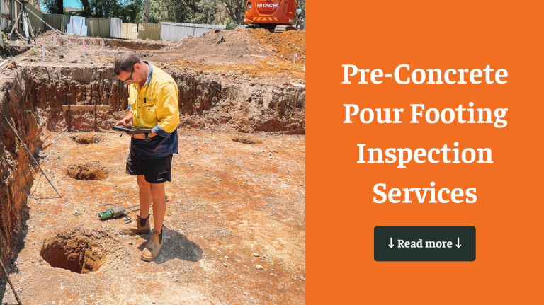 Pre-Concrete Pour Footing Inspections Services