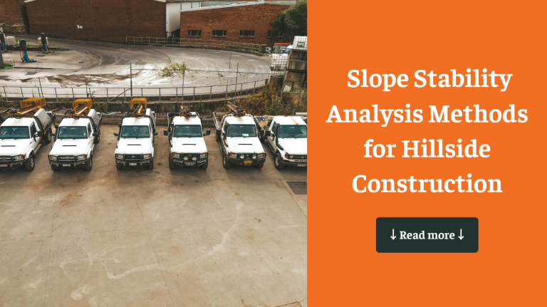 Slope Stability Analysis Methods for Hillside Construction