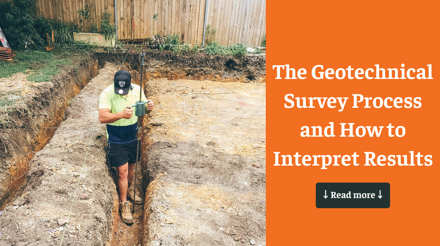 The Geotechnical Survey Process and How to Interpret Results