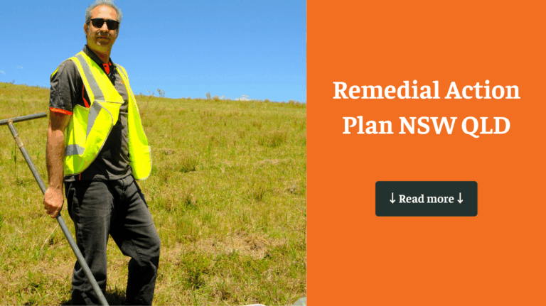 Remedial Action Plan NSW QLD | RAP Services for Contaminated Sites
