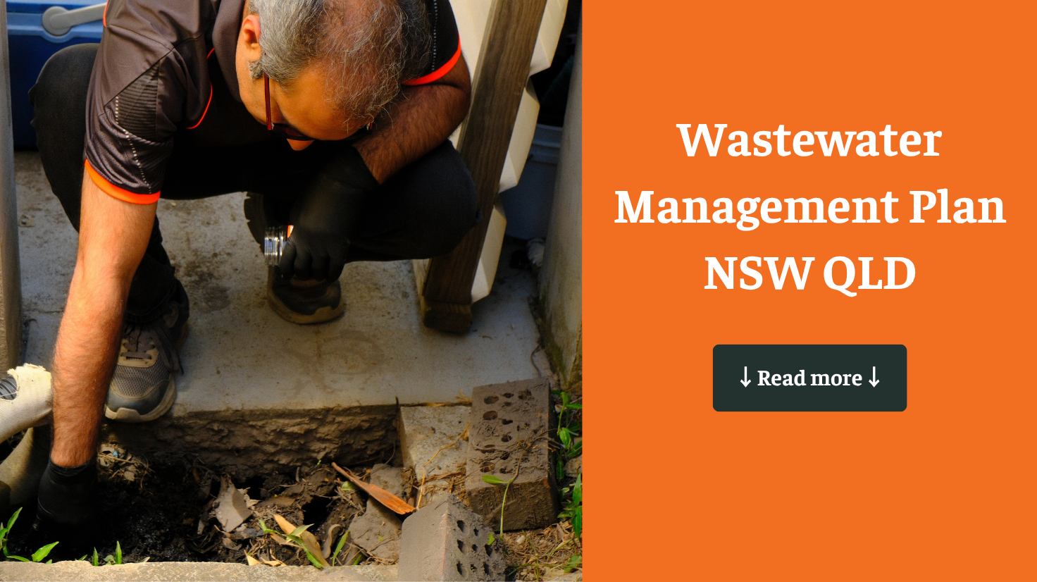 Wastewater Management Plan NSW QLD – site dewatering operation
