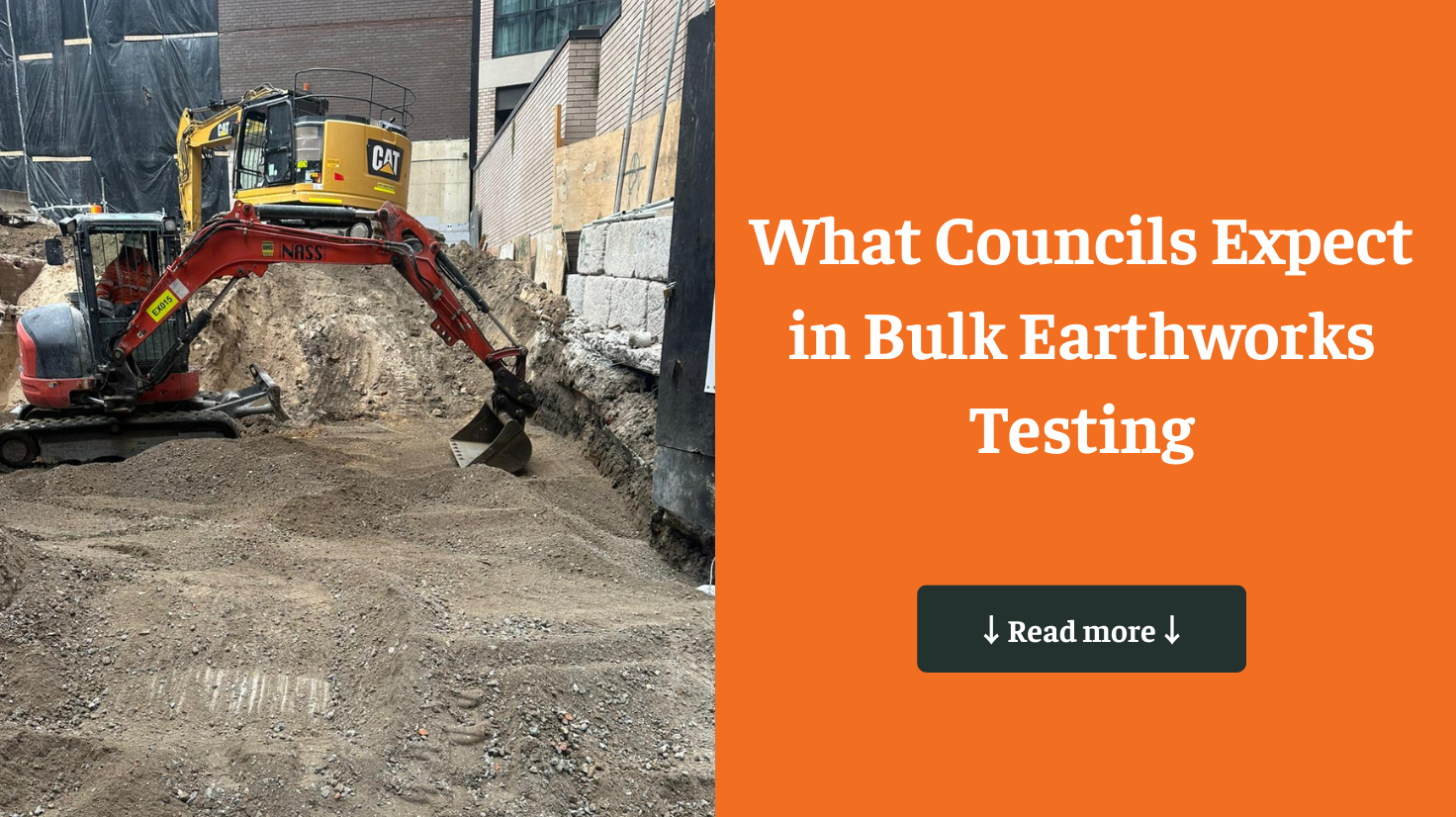 What Councils Expect in Bulk Earthworks Testing